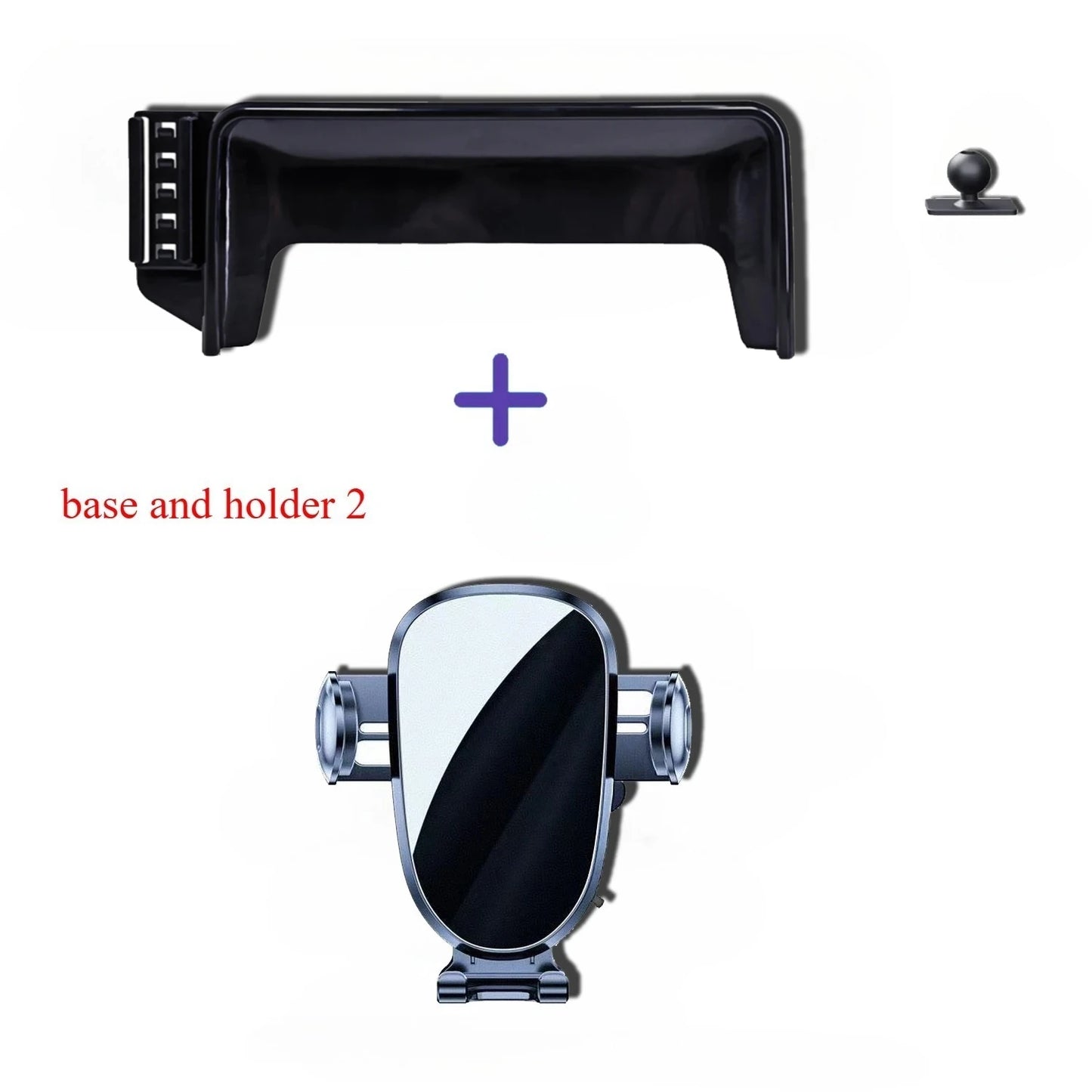 Car Phone Holder For Mercedes-Benz C Class 7-inch W205 2015 2016 2017 2018 GLC 2016 - 2019  Screen Fixed Base Navigation Bracket