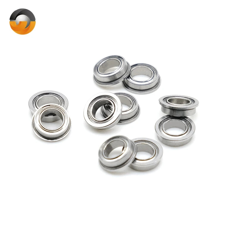 10Pcs MF85ZZ 5x8x2.5 mm ABEC-7 Miniature Flange Bearing Deep Groove Ball Bearing High Quality MF85Z MF85