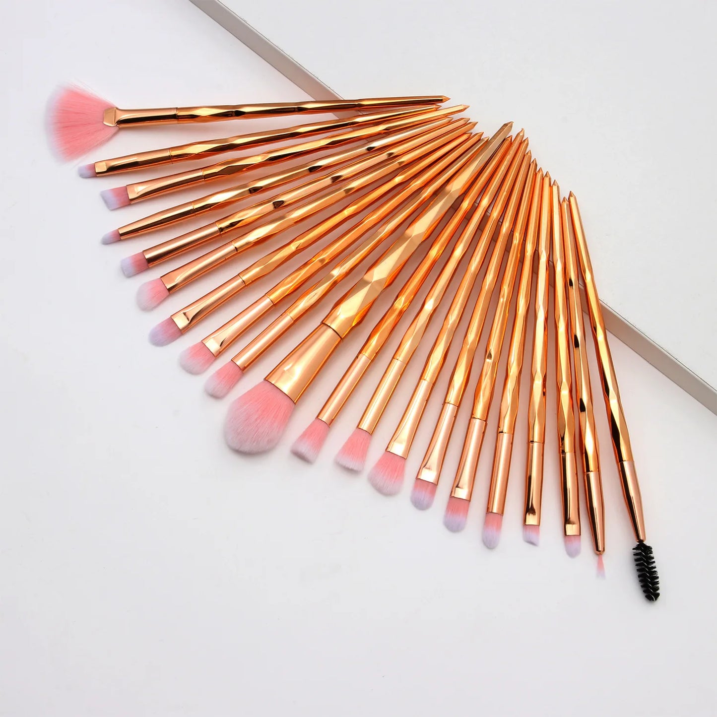 Diamond Makeup Brushes Set Beauty Make Up Brush Tool Cosmetic Powder Foundation Blending Eye Shadow Eyebrow Eyelash Brush