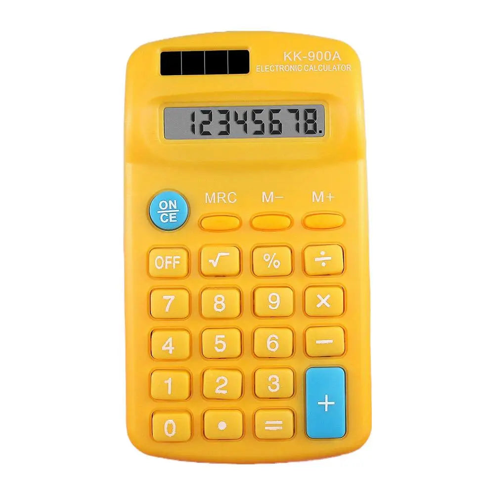 8 Digits Standard Electronic Calculators With Large LCD Display Battery Powered Calculator For Home Office School Financial Tool