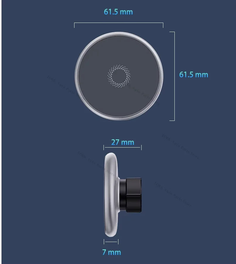 Magnetic Car Phone Holder For Audi Q3 8U 2013-2017 2018 Wireless Charging Special Fixed Bracket Base MagSafe Mount Accessoires