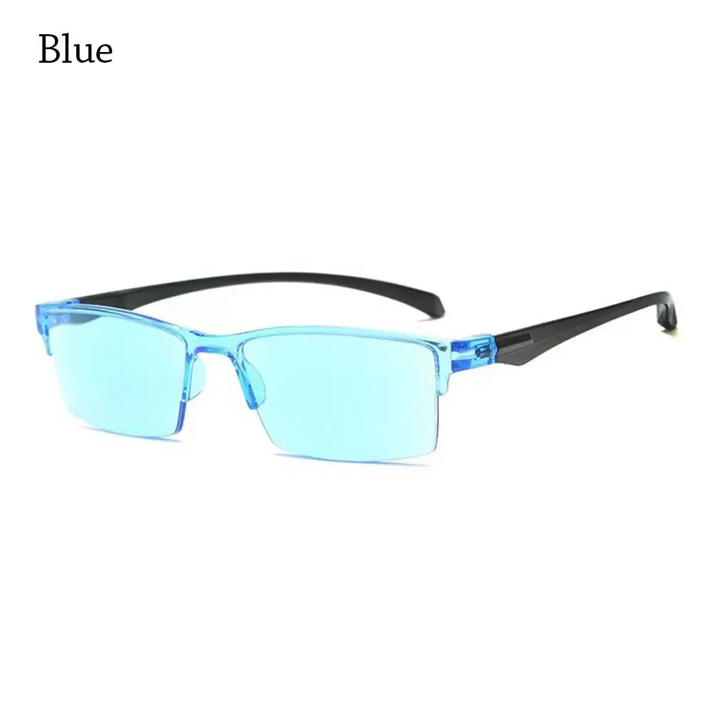New Anti Blue Ray Reading Glasses Smart Automatic Zoom Presbyopia Eyeglass Autofocus Power +1.0~ +7.0 Half-Rim Computer Eyewear
