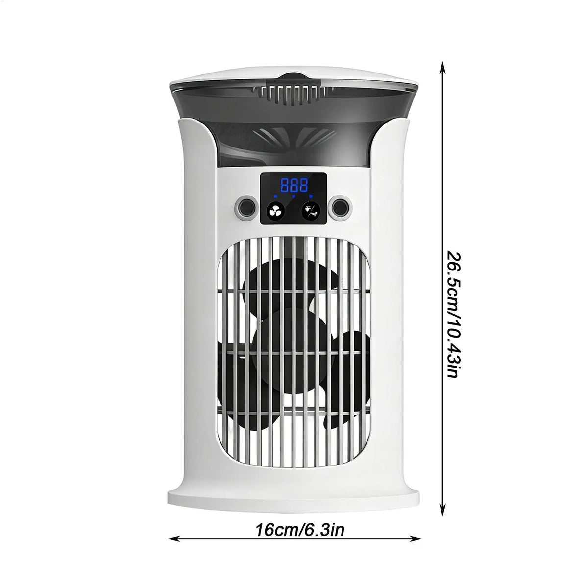 Bedroom Fans Adjustable Portable with Light Personal Tower Fans Standing Desk Fan for Home Living Room Indoor Bedside Office