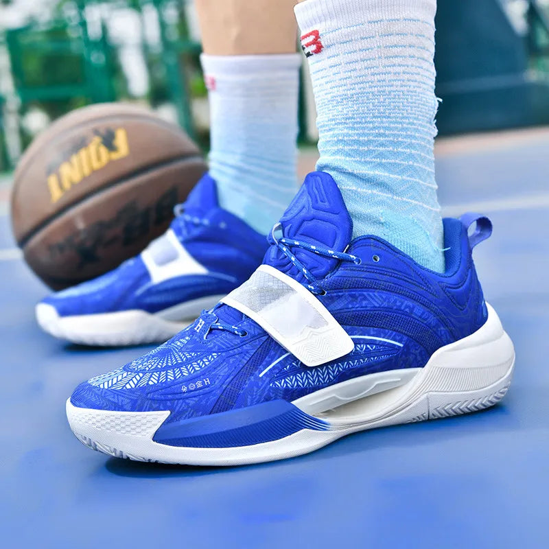 Basketball Sports Shoes with Lightweight and Breathable Air Cushion Strong Men's Jumping Ability Men's Casual Sports Shoes