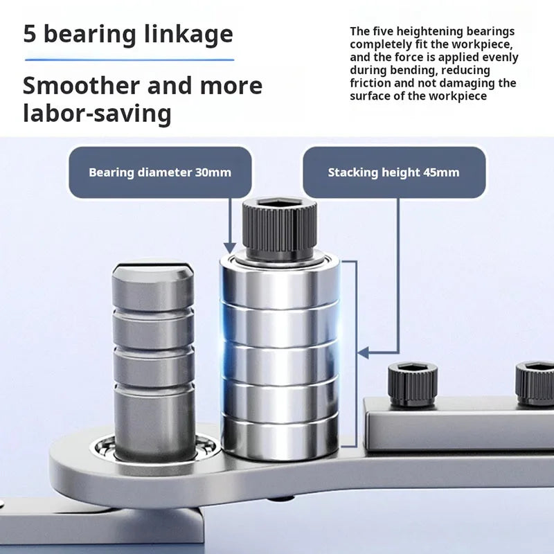 Sheet Metal DIY Furniture Art Bending Tools Manual Iron Block Bending Machine Steel Plate iron wire Bending tools