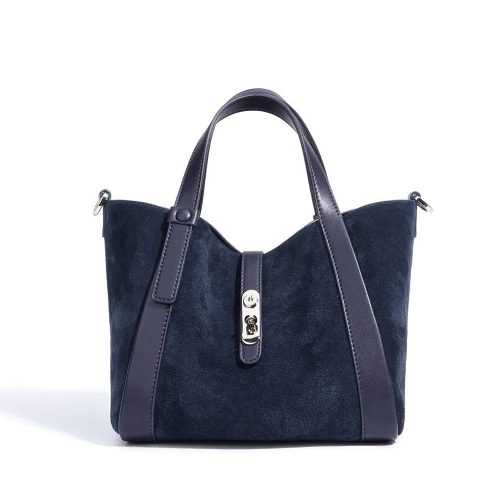 Luxury Women Handbag Custom Letters Small Female Hobo Tote Bag Velvet Suede Cow Leather New Design Lady Top Handle Shoulder Bag