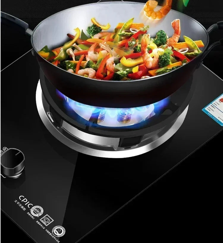 Gas stove single stove liquefied petroleum desktop embedded single natural stove household fierce fire AF