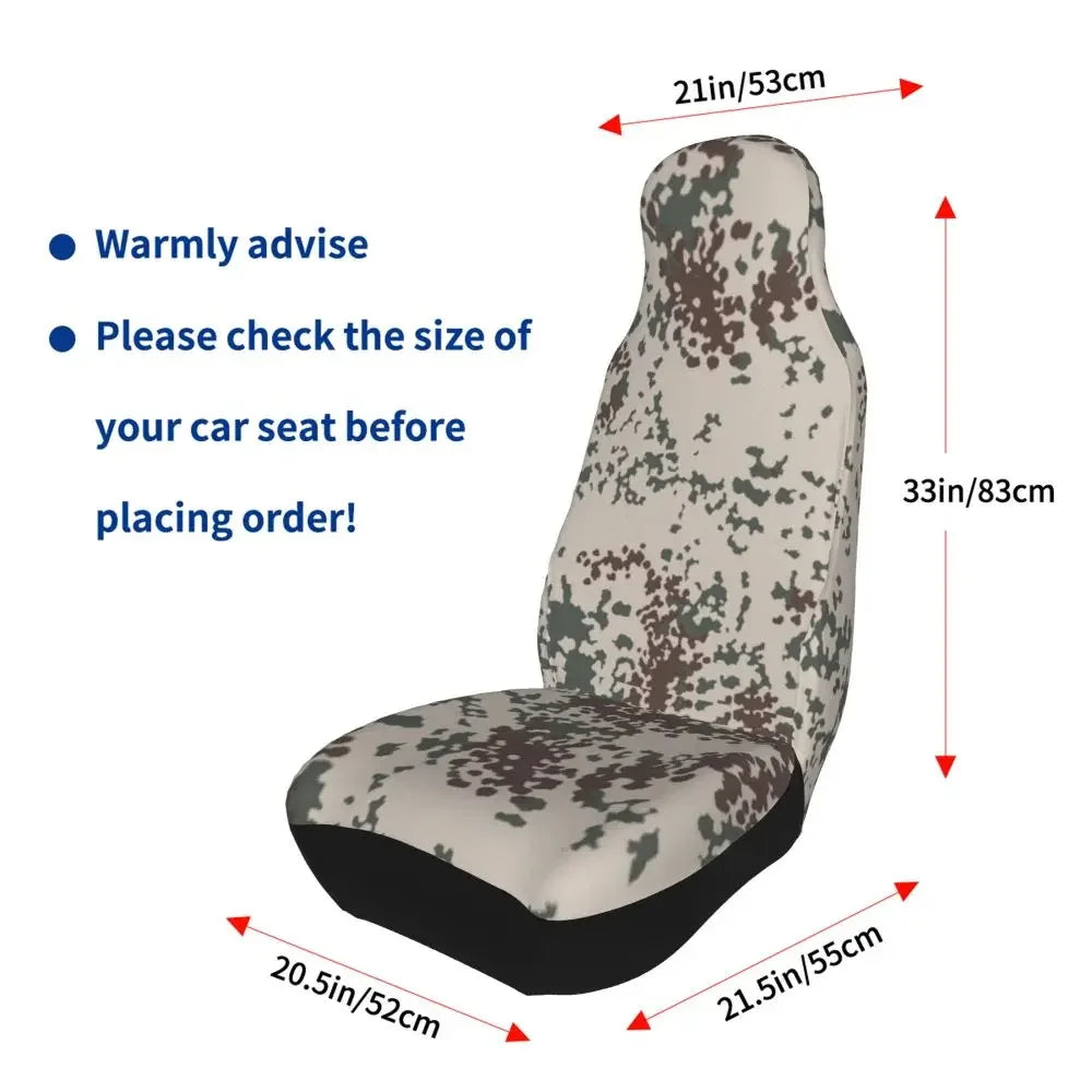 Urban Style Camouflage Universal Car Seat Cover Off-Road For SUV Multicam Front Rear Flocking Cloth Cushion Fabric Hunting