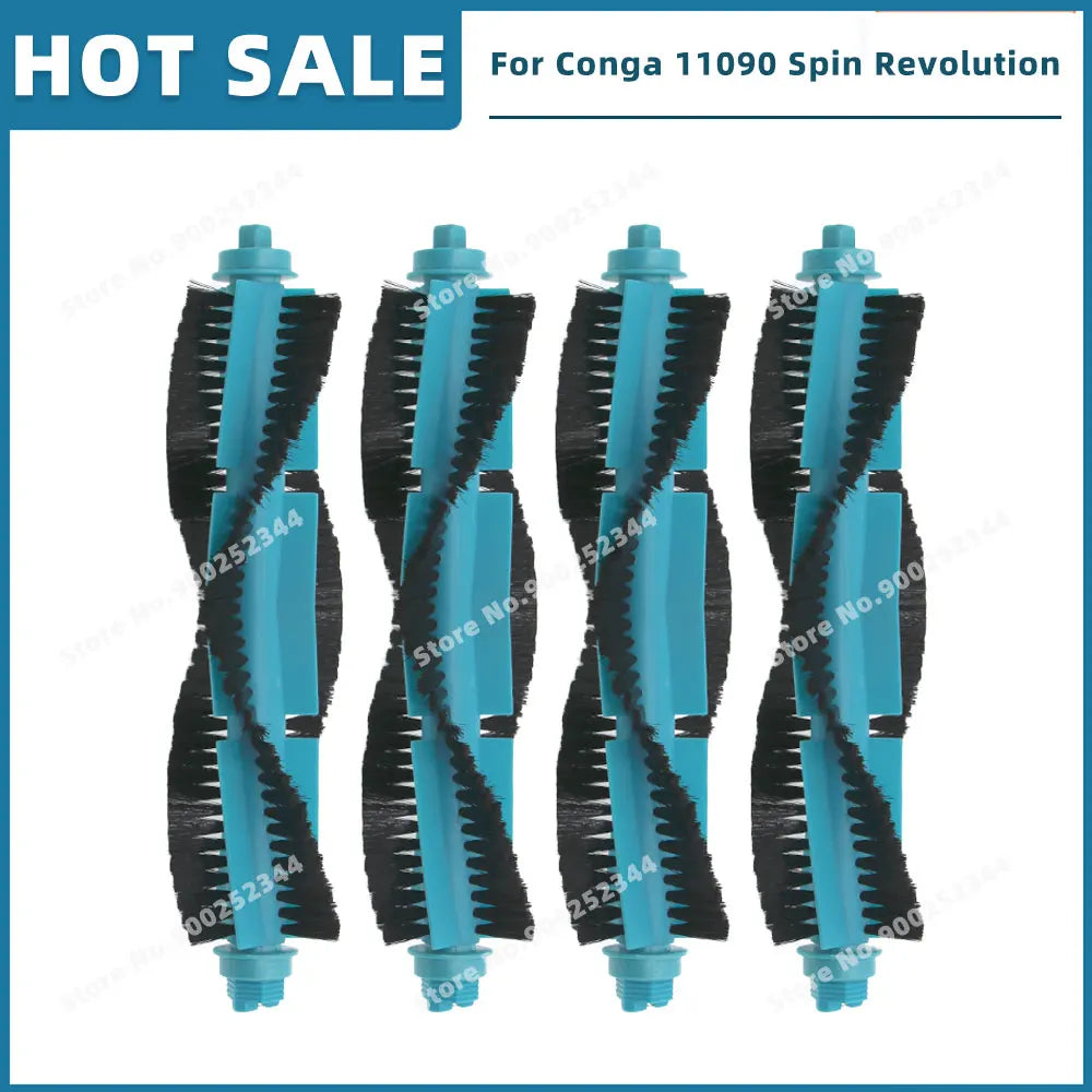 Compatible For Cecotec Conga 11090 / 13090 Spin Revolution Replacement Parts Accessories Filter Main Side Brush Mop Dust Bag