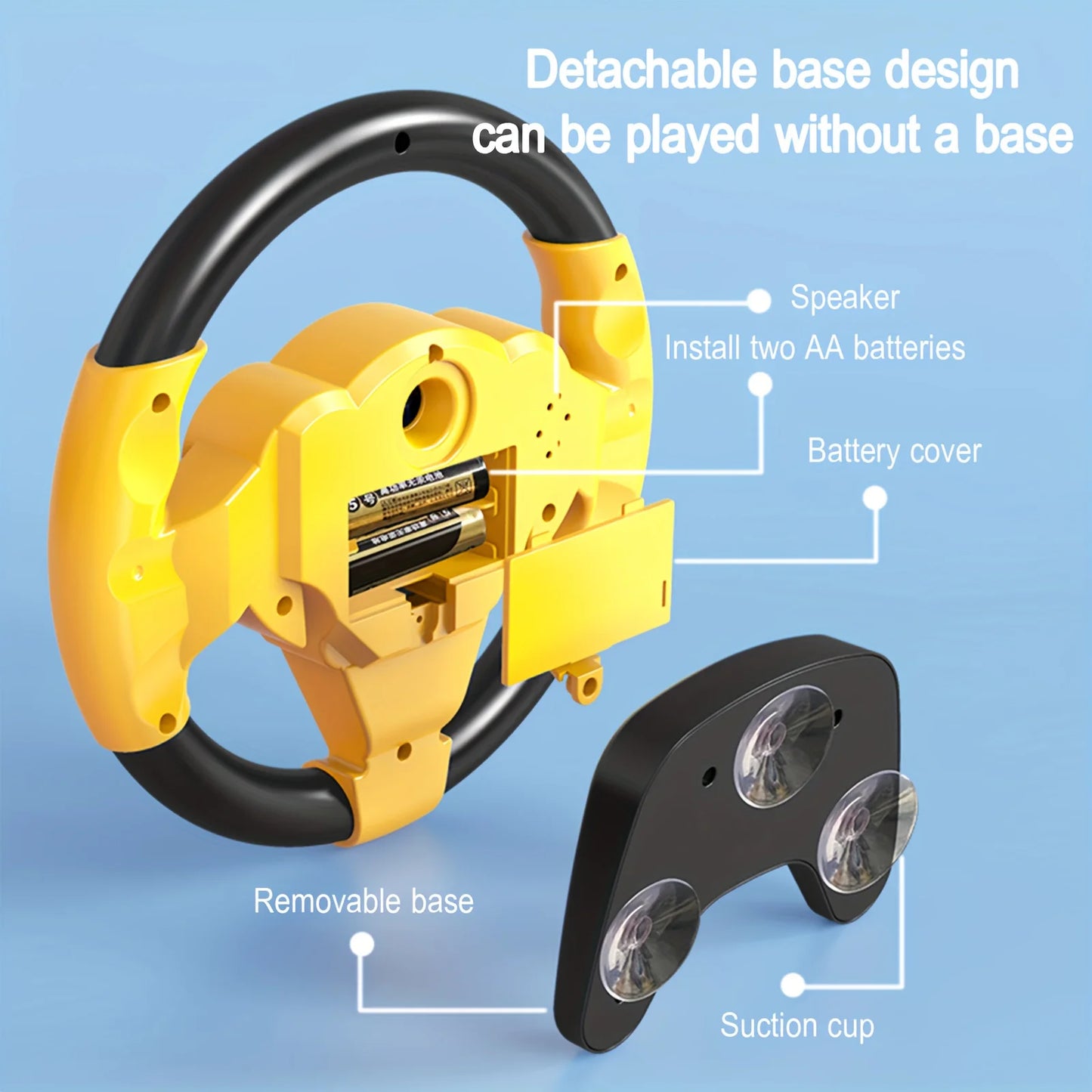 1PC Car Steering Toys Steering Wheel Toy Creative Children's Education Toy Easter New Year's Day Spring Festival Gift