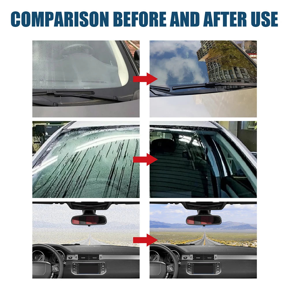 Anti Fog Rain Repellent Spray 60ml Car Glass Rainproof Antifogging Coating Agent Long Lasting for Windshield Rearview Mirror