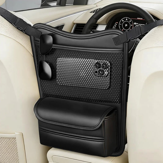 Car Seat Gap Organizer, Multi-Function Storage Bag with Tissue Holder for Vehicle Interior