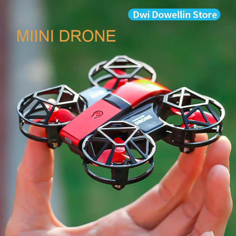 DWI Mini Drone 4k Profession HD Wide Angle Camera 1080P WiFi FPV Drone Camera Height Keep Drones Camera Helicopter Toys Gifts