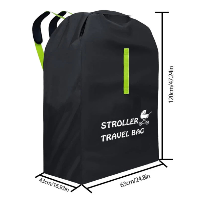 Baby Stroller Travel Bag with Shoulder Belt Pram Universal Dust Bag Organizer Kindergarten Carts Accessories Walker Cribs Bags