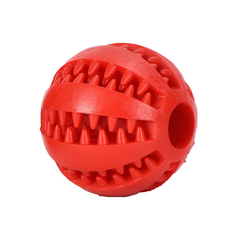 Pet Food Treat Feeder Dog Ball Nontoxic Bite Resistant Interactive Chew Toy Teeth Cleaning Ball Indoor Outdoor Cat Playing Toy