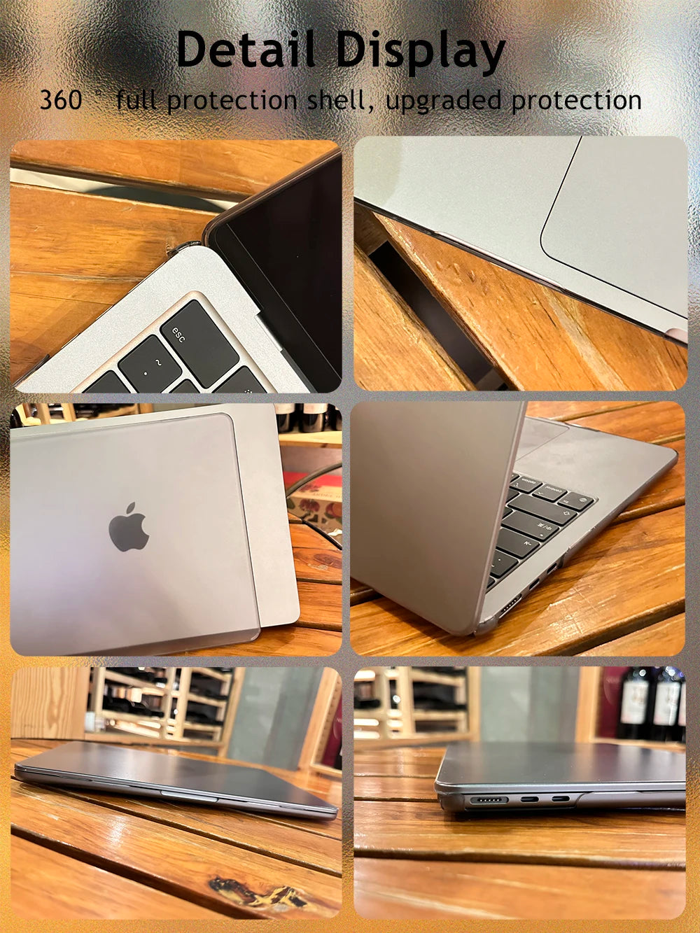 Invisible Laptop Case for Macbook Air 13 Case M1 M2 M3 M4 Pro 14 16  Funda Para Air 15 Pulgadas Advanced Laptop Shell