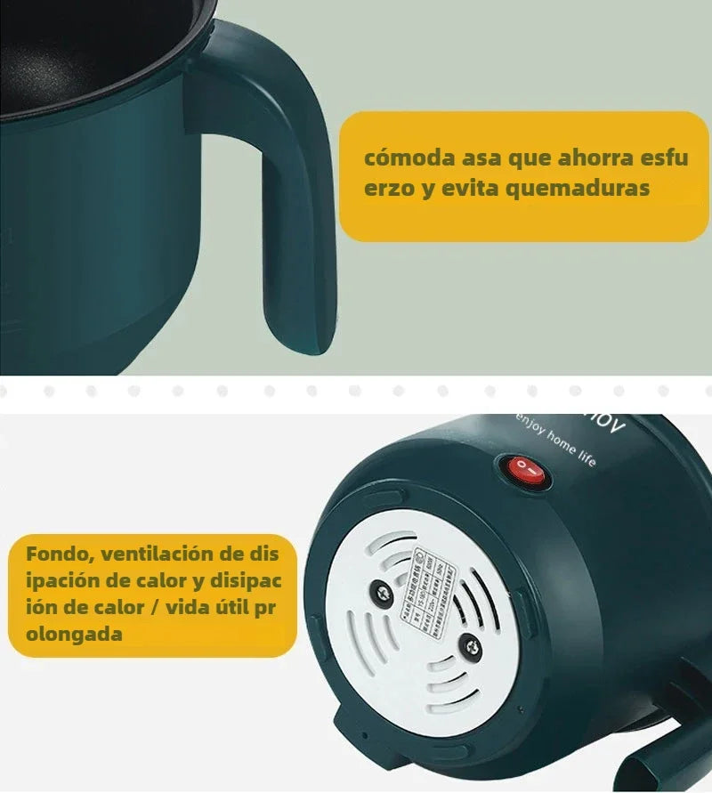 Mini Electric Cooker Non-stick Cooking 1-2 People Double Hot Pot steamer Hot Pot Multifunction Electric Cooker for Home 220V EU