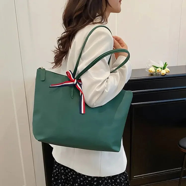 Vintage Elegant Diaper Bag: Luxury Crossbody Handbag For Women With Designer Letter Logo And Large Capacity Tote Function