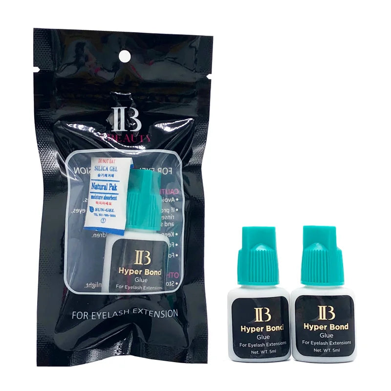2/5/10Pcs Ibeauty Hyper Bond Individual Cyan Cap 5ml Quick Drying 6 Weeks Lasting Strong Lashes Adhesive From Korea Makeup Tool
