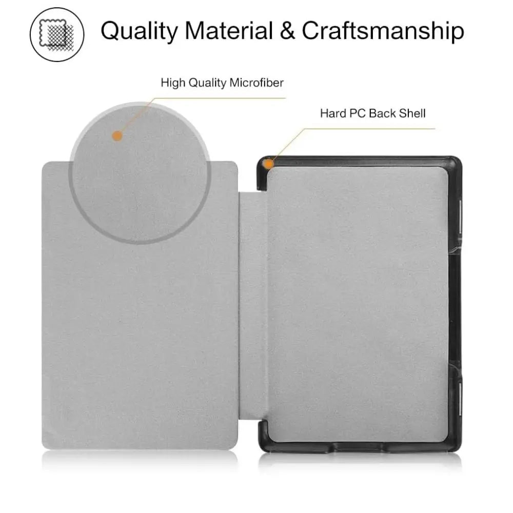 PU Leather Protective Case Magnetic Closure Anti Scratch Folio Cover Ultra Slim for Kindle 5/4th Gen (Model:D01100) 2011