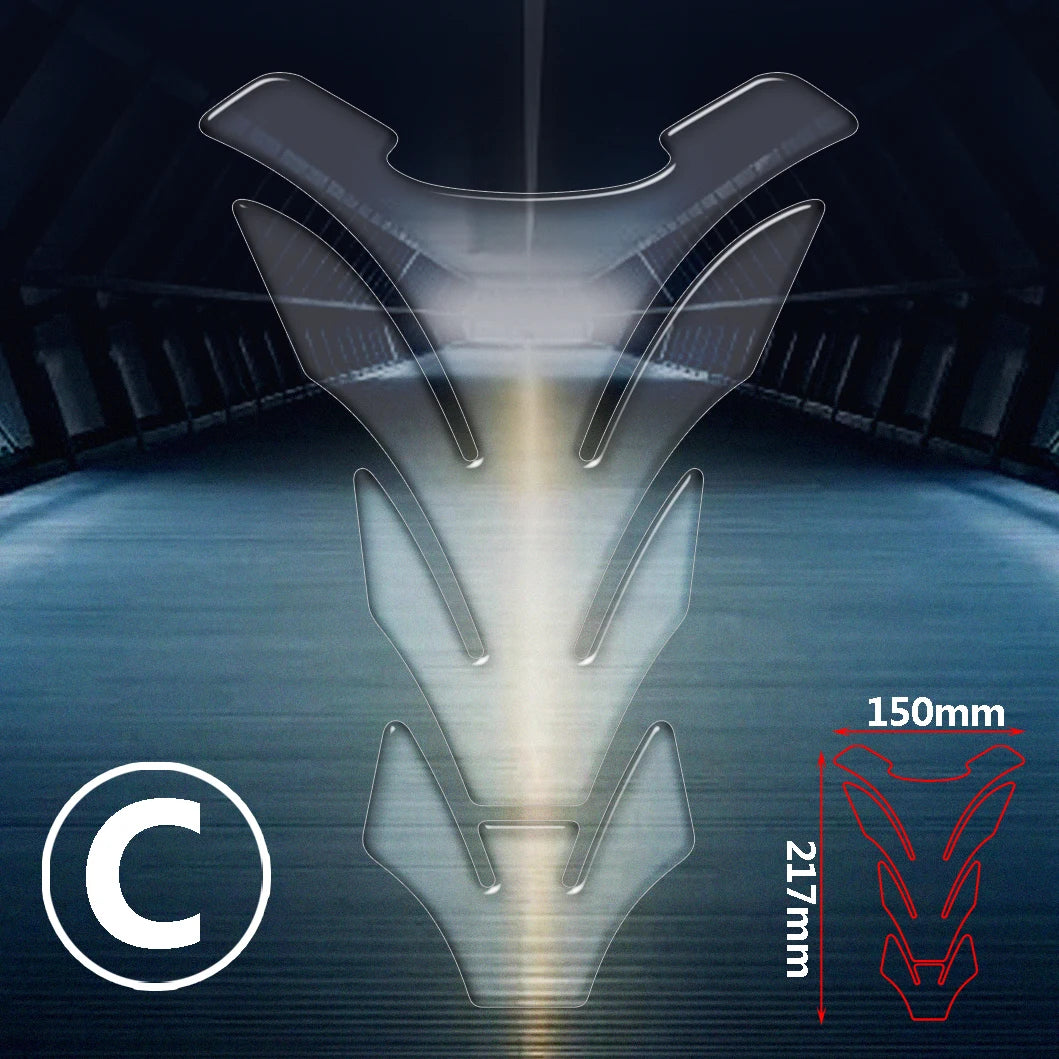 Transparent Motorcycle Tank Pad Protection Universal for Kawasaki Honda Yamaha Suzuki Aprilia Benelli Motorbike Stickers