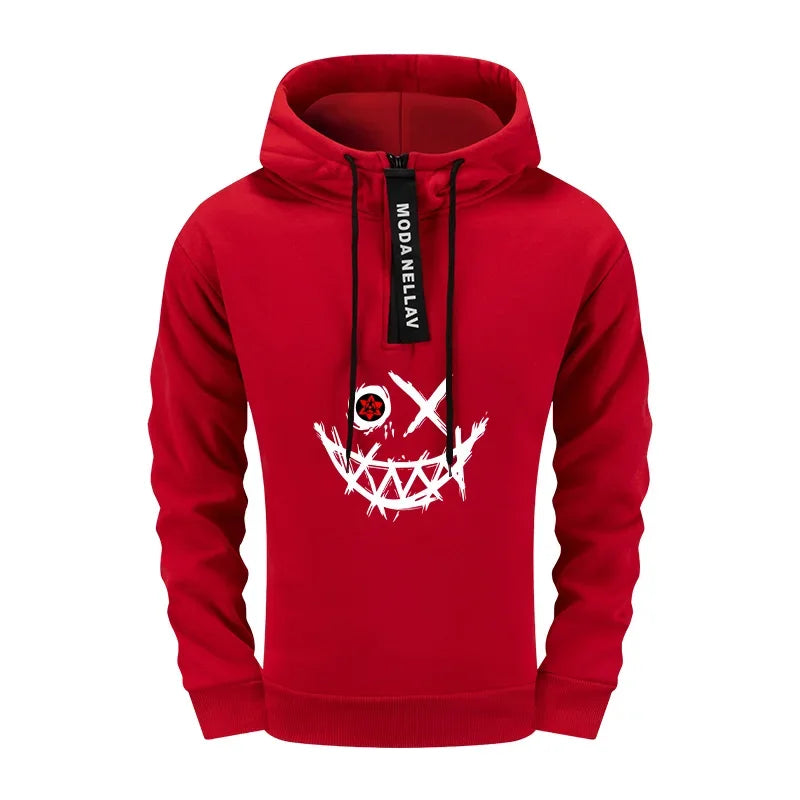 Mens 2 Piece Coord Set 2025 New Half Zip Hoodie and Pants Urban Streetwear Tracksuit Autumn Winter Casual Wear