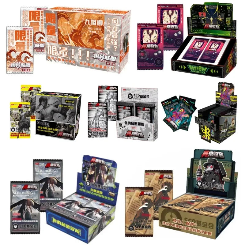 SCP Foundation Collection Card Game Solitaire Special Containment Procedures Confidential File Breach Card Child Kids Toys Gift