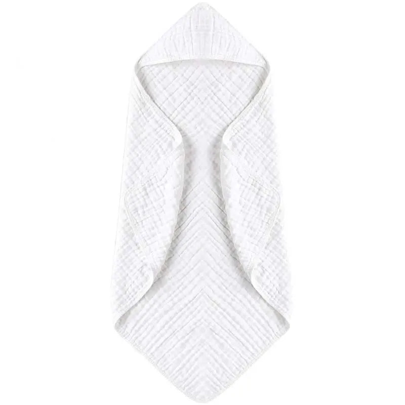 Muslin Baby Bath Towels Hooded Newborn Swaddle Wrap Soft Cotton Baby Blankets Infant Bathrobe Baby Shower Gift 76*76cm