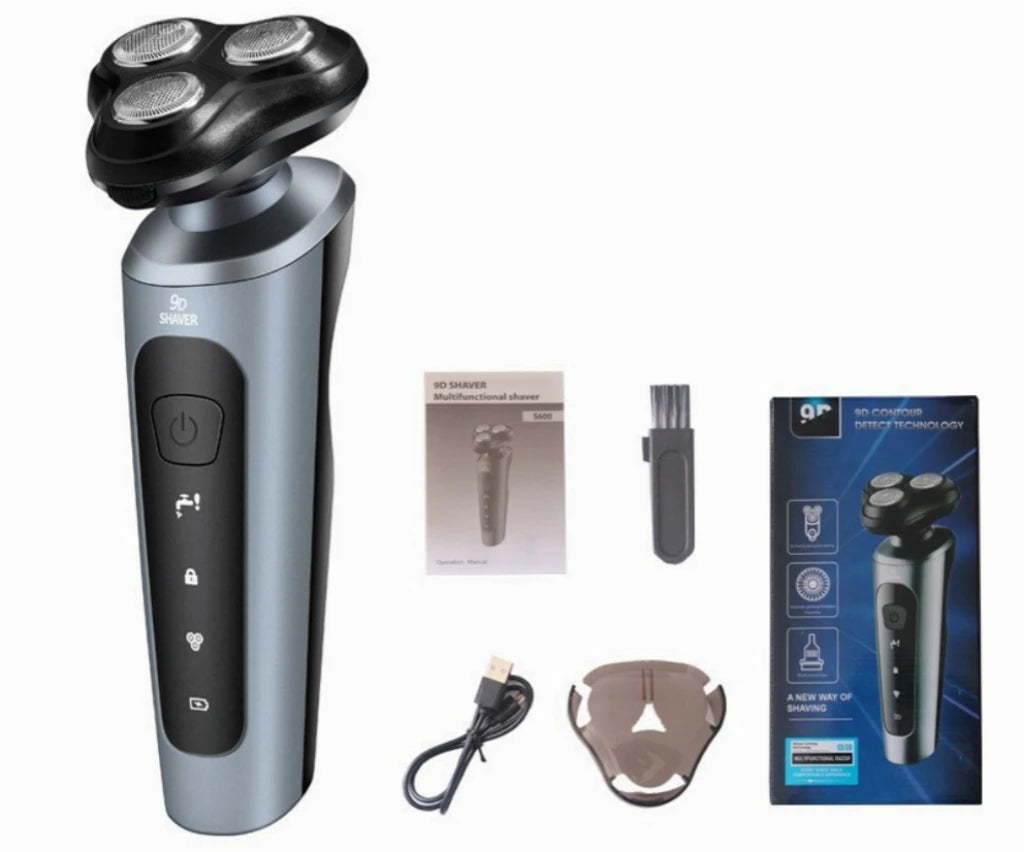 Electric Waterproof Shaver   Wet Dry Shaving With USB Charging Cable   Suitable For Business Trip Home Daily Use