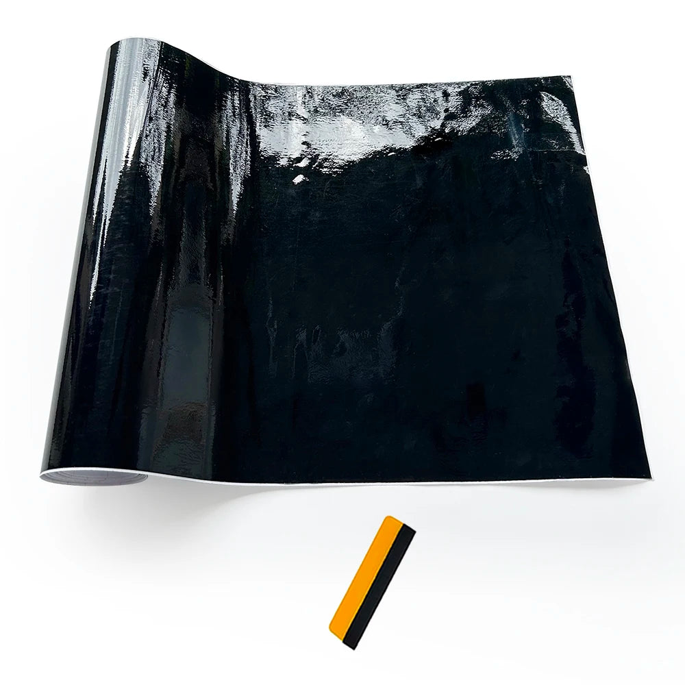 High Gloss Rearview Mirror Wrap Vinyl Car Tuning Stickers Car Styling Interior Films for Car Carbon Fiber Decals for Vehicle