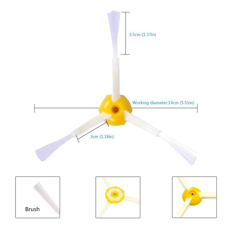 For iRobot Roomba Parts Kit Series 800 860 865 866 870 871 880 885 886 890 900 960 966 980 Main Side Brush Hepa Filter Dust Bag