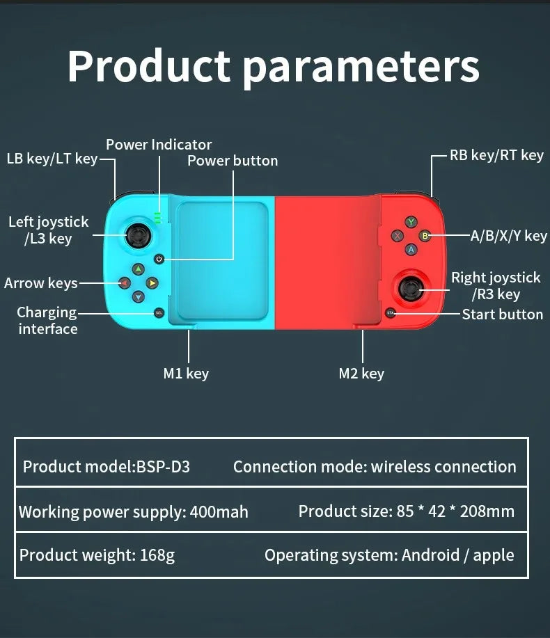 Gamepad Android For Apple Eat Chicken Stretch Wireless Bluetooth Phone Directly Connected To Gamepad