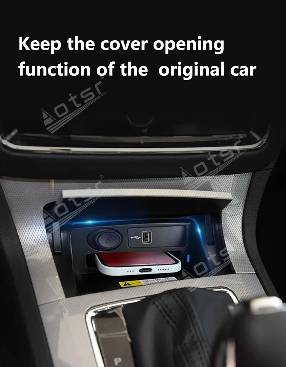 2025 New Product of Wireless Charger For Roewe NEW Energy 2016-2019 Fast charging Car Accessories Supplies Convenient Utensils