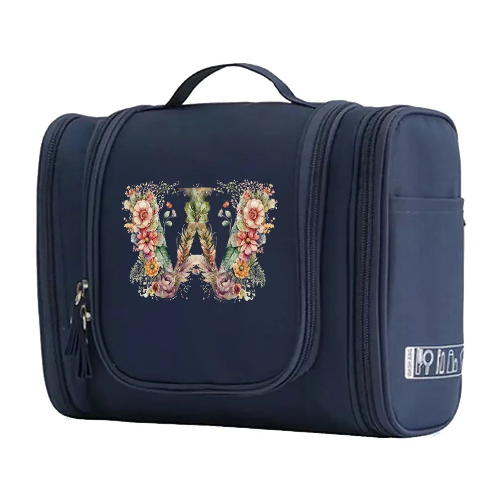 New Fashion Floral Shaped Letter Pattern Female Toiletries Are Very Convenient Minimalist Makeup Bag for Easy Storage of Items