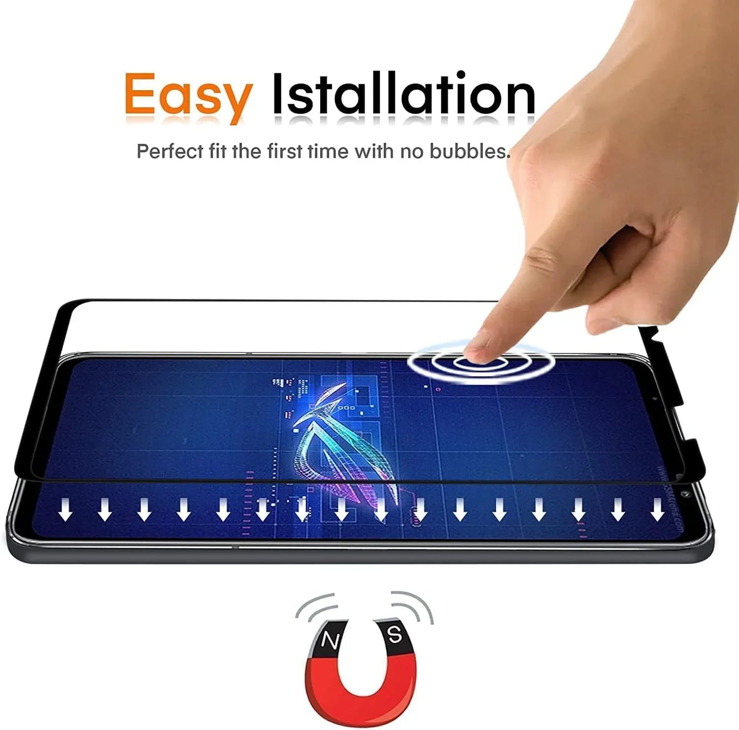 Tempered Glass For ASUS ROG Phone 6/6 Pro/ 6D/ 6D Ultimate 6 Batman Edition Screen Protector Glass Film