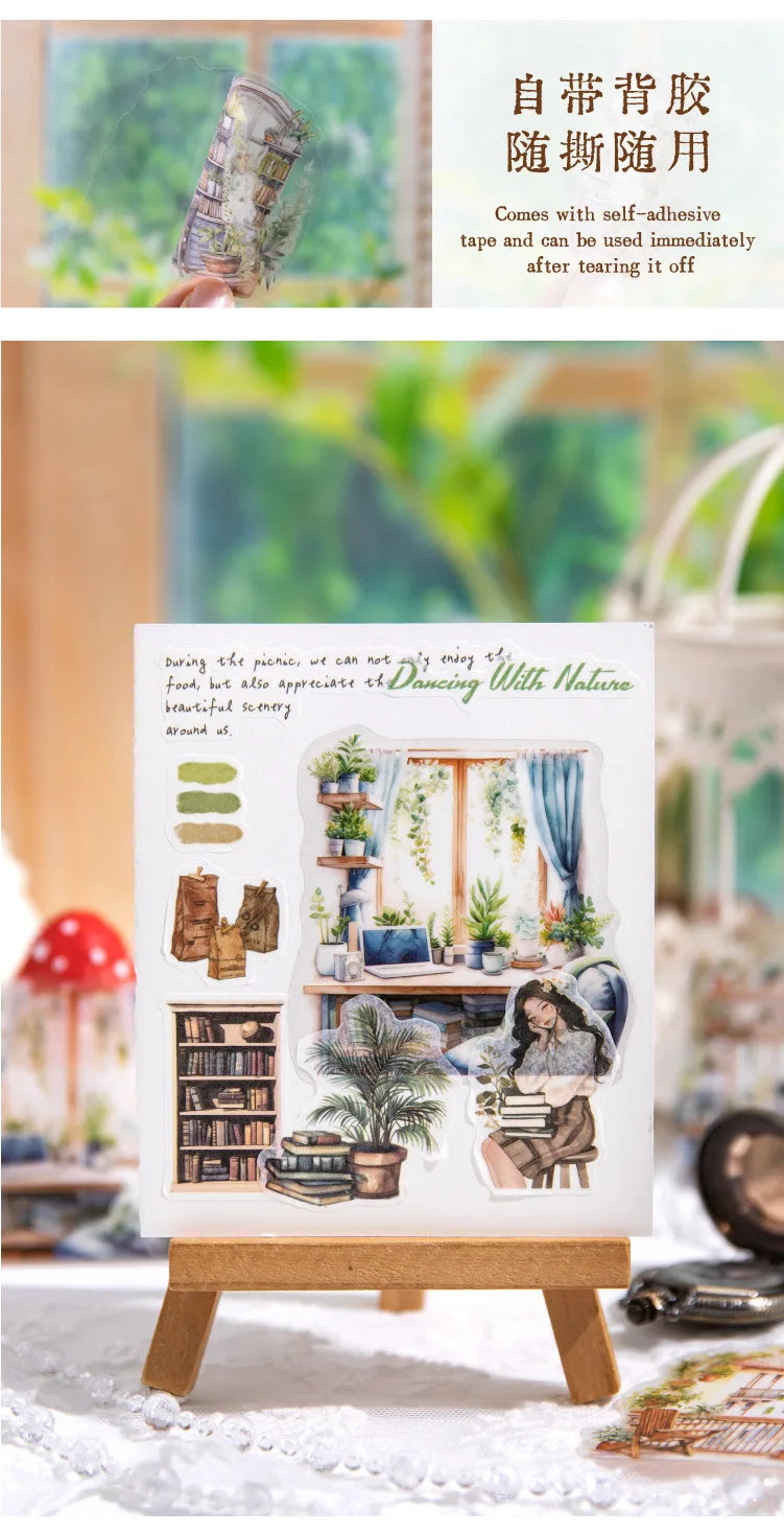 20pcs/lot Kawaii Stationery Stickers everyday household chores sticker pack DIY Craft Scrapbooking Album Junk Journal