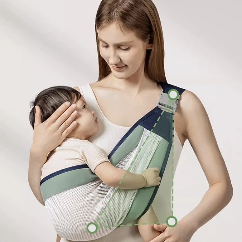 1PCS Four Season Universal Breathable Adjustable Baby Carrier Belt, Baby Walker, Children's Carrier Backpack Style Carrier