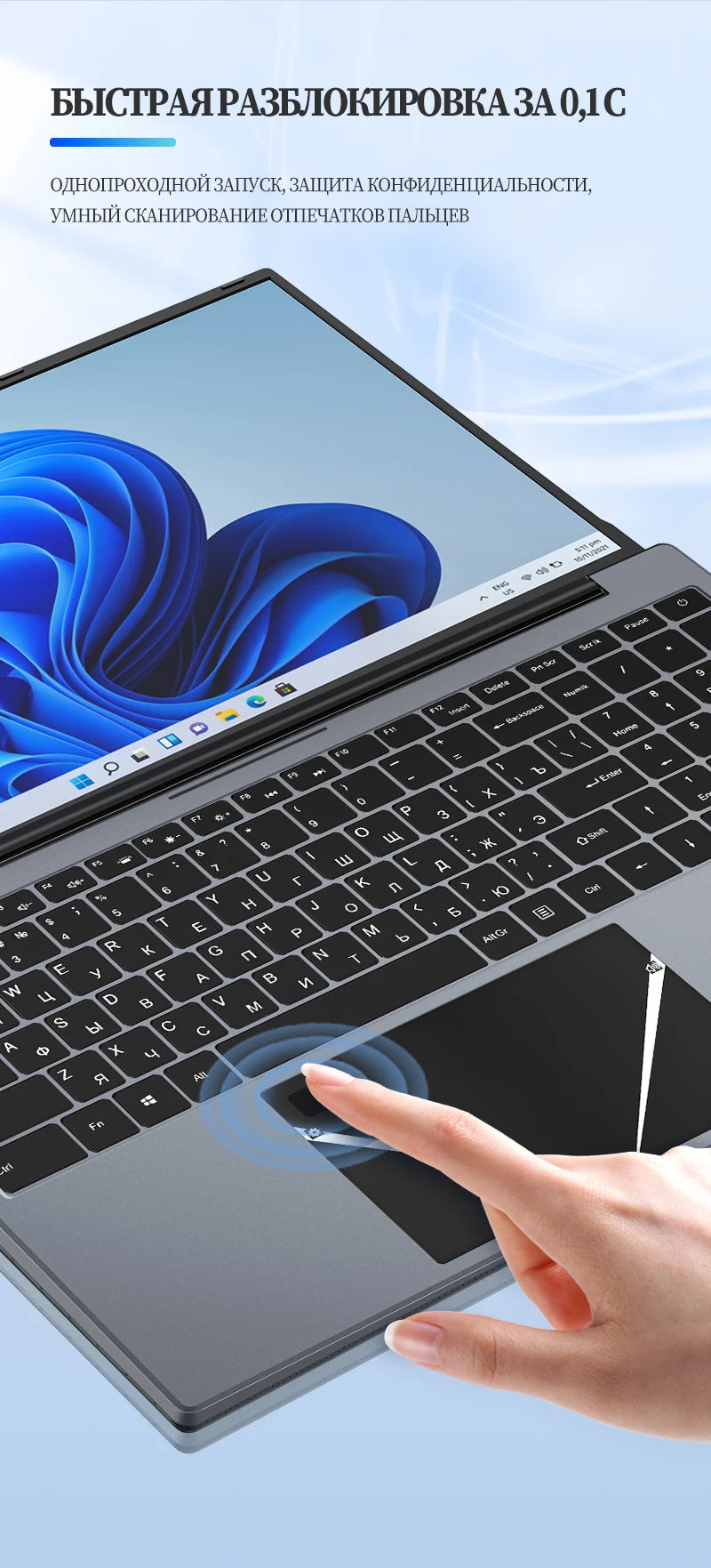 Laptop 15.6 inch Notebook Windows 10 Cheap Portable PC Intel Celeron 11th N5095 16GB RAM 256/512GB SSD IPS Screen Gaming Laptop