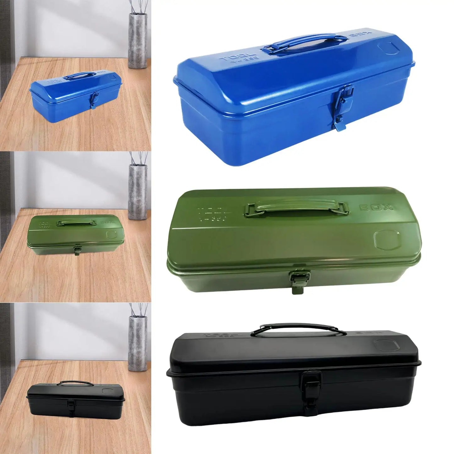 Metal Tools Box Multipurpose Container Small Easy Access Workshops Hardware