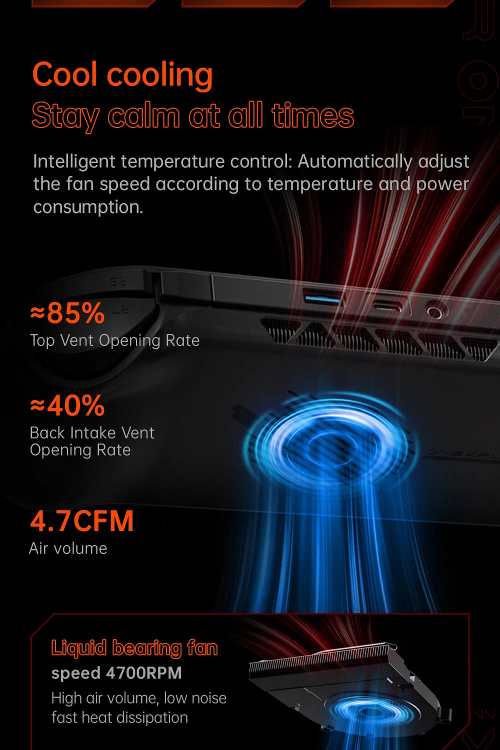OneXPlayer OneXFly F1 Pro AMD AI 9 HX 365 370 OLED 144Hz Screen Gaming Handheld Console 3A Gamepad 7” PC Game Computer Laptop