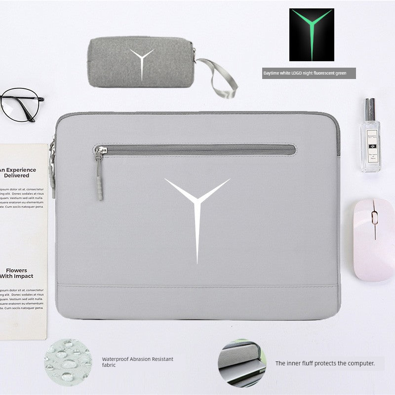 Gaming Notebook Applicable to Lenovo Saver R9000p Laptop Bag Liner Bag 2023 Y9000/7000x/K Waterproof Bubble Wrap Fleece-lined Protective Case 15.6-Inch Drop-Resistant