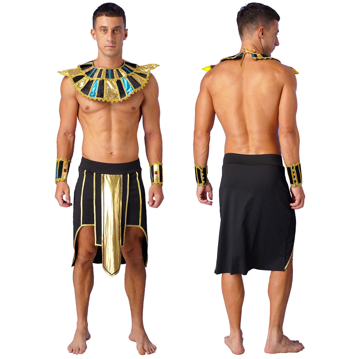 Halloween Adult Cosplay Complete Set Ancient Greek God Gladiator Clothing Mythical Prince Aladin Party Performance Costume