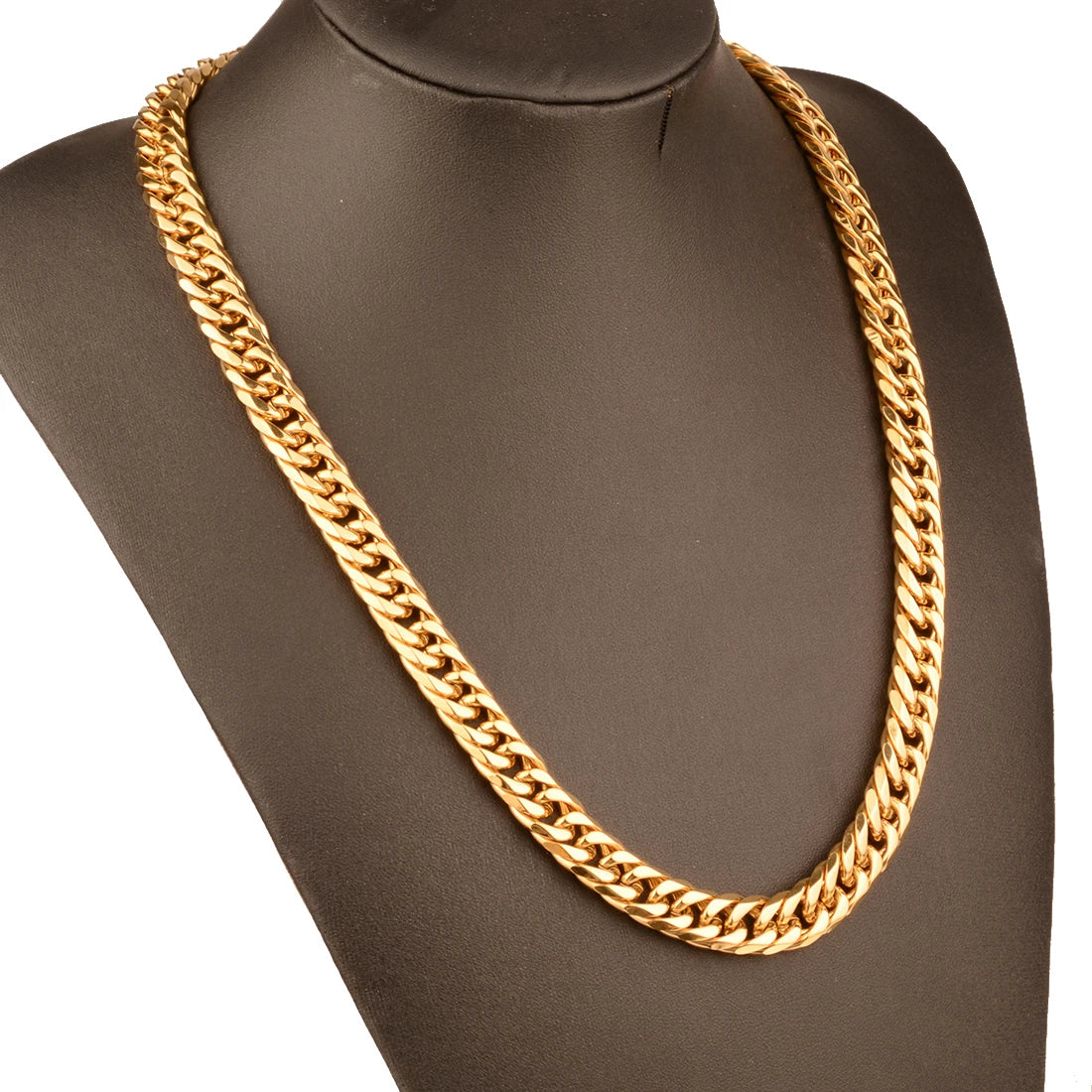 9/11/13/16/19/21mm Heavy Polished Stainless Steel Necklace Men Curb Cuban Link Chain Necklace Or Bracelet Choker Jewelry 7-40"