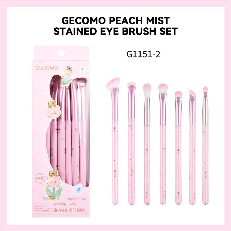 GECOMO Eye makeup brush set, Detail brush, Shading brush,Nose Shadow Eye Makeup set,a complete set of makeup tools for beginners