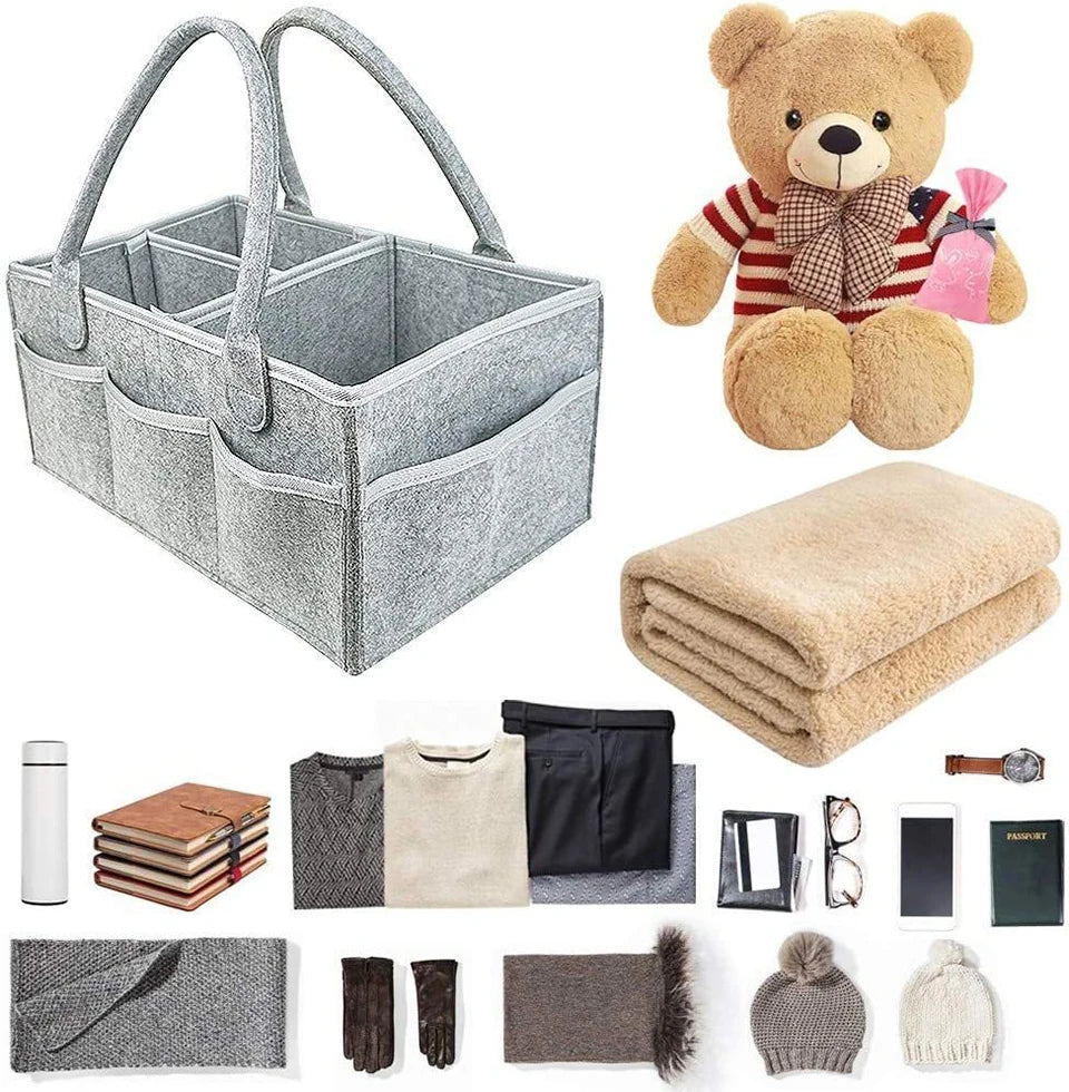 Baby Storage Bag Large Capacity Scientific Division Of Labor Lightweight And Convenient To Carry Stroller Accessories