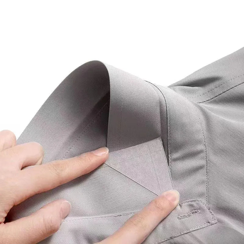 30pcs/box Collar Sticker Shirts T-Shirt Stand Collar Shaper Anti-roll Fixed Pads Adhesive Pad Invisible Sticky Stickers Fastener