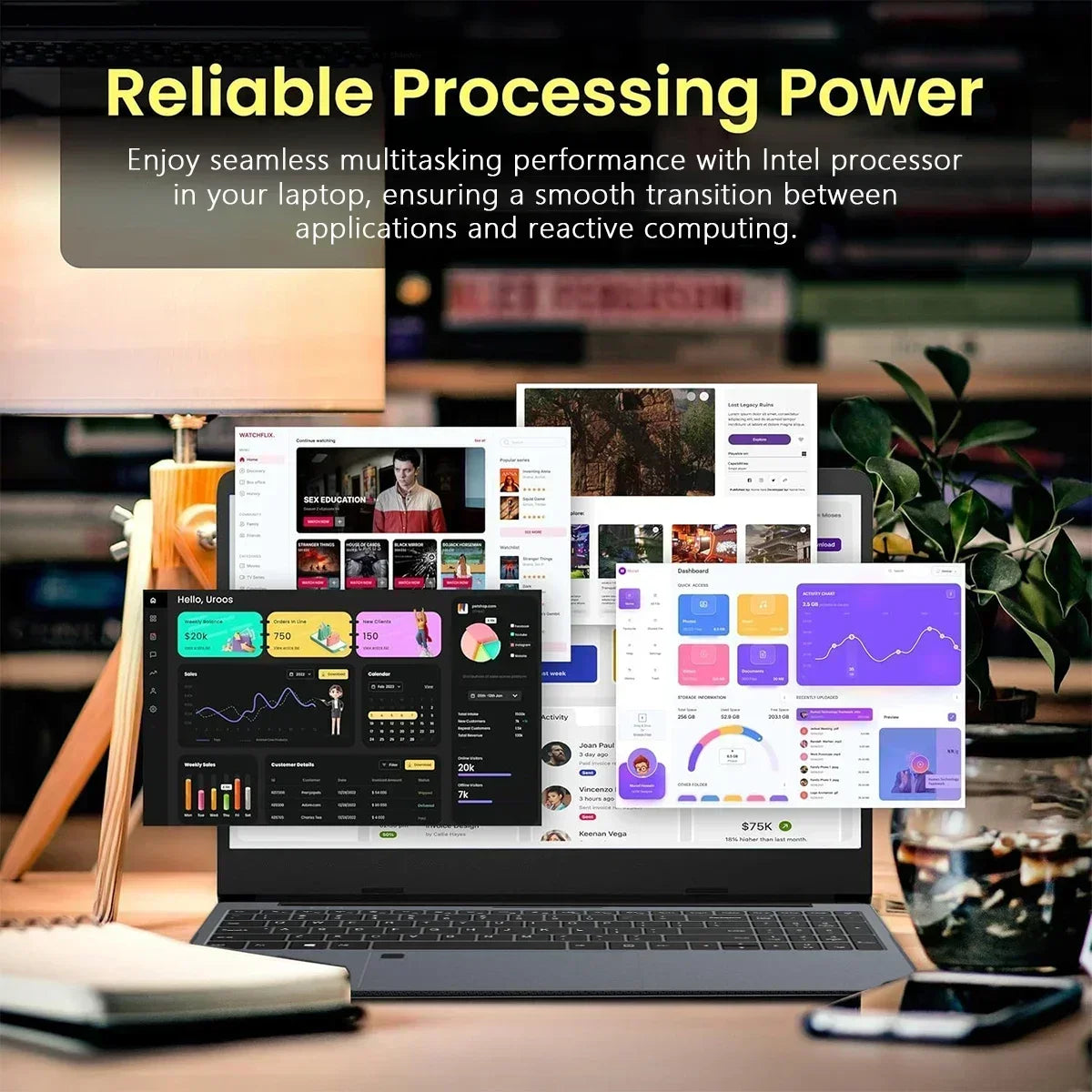Intel I9-10980HK 14.1 Laptop,32GB RAM 2TB NVMe SSD,Win11 Pro,WiFi6 BT5.2 4K Screen,Thin Notebook for Gaming Design Office Work