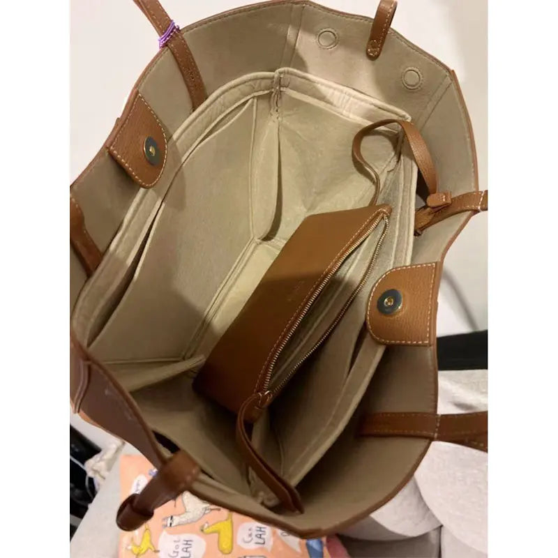 Inner Liner Purse Fit For Cyme Mini Tote , Insert Organizer For Cyme Tote Bag ,Lining Storage Pouch And Organization