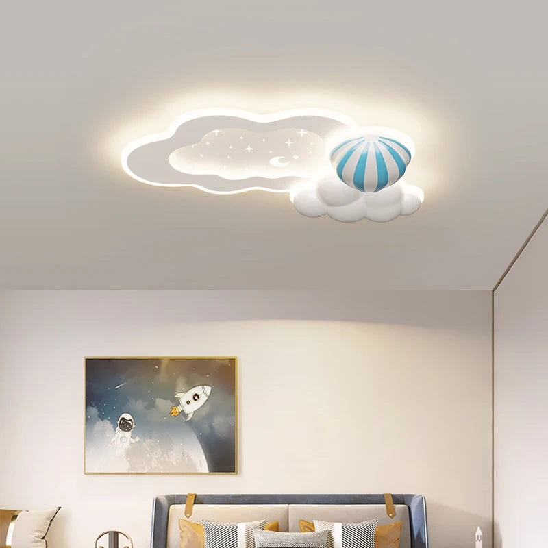 Modern Led Children's Bedroom Ceiling Lights Cloud Airplane Chandelier Boy Girl Room Lamps Home Indoor Decor Lighting Fixtures