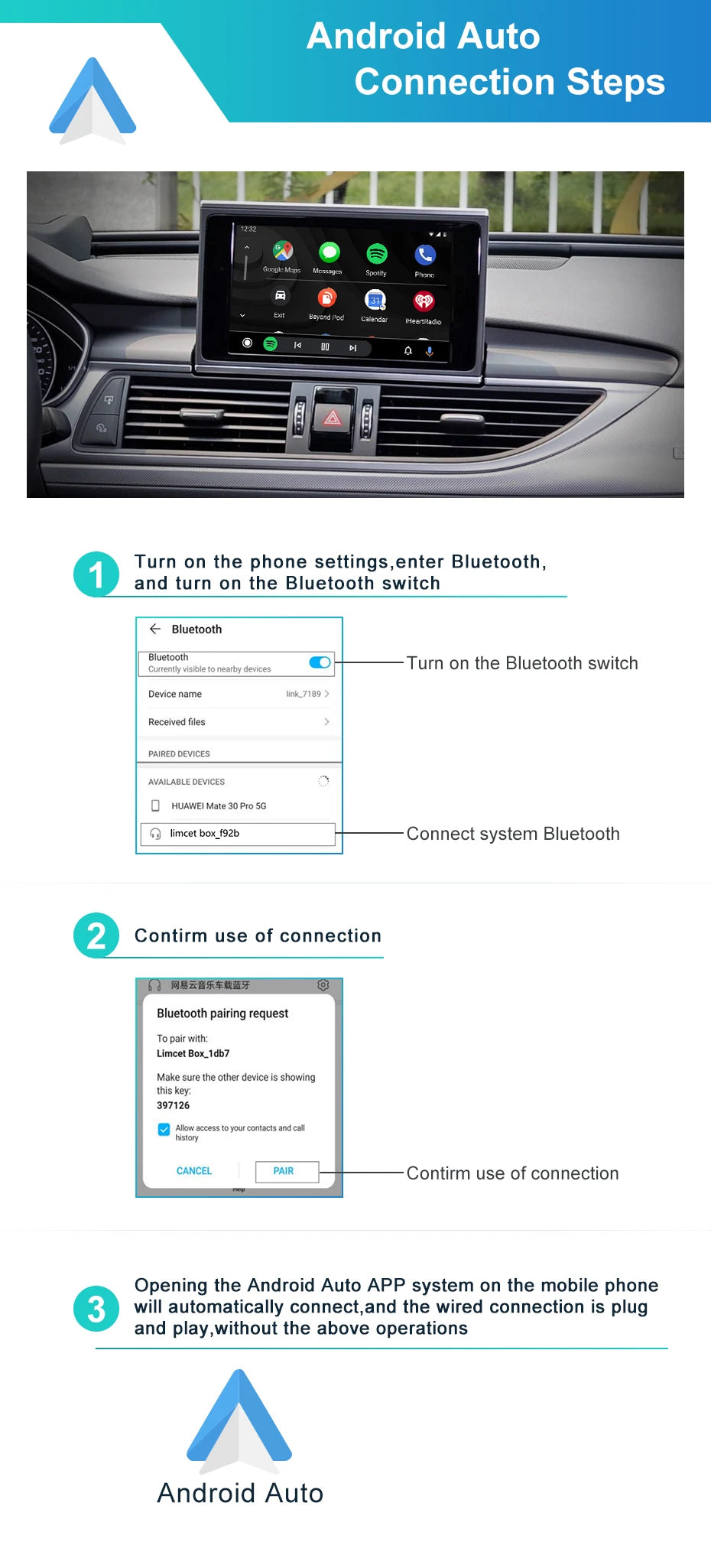 Wireless CarPlay For Audi A6 A7 C7 MMI 3G HN+R 2009-2015 RMC 2012-2018 MIB 2016-2018 Car Play Android Auto Reverse Camera